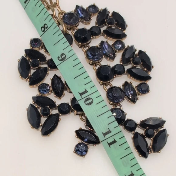 J. Crew Blue and Gold Statement Necklace - Picture 6 of 6